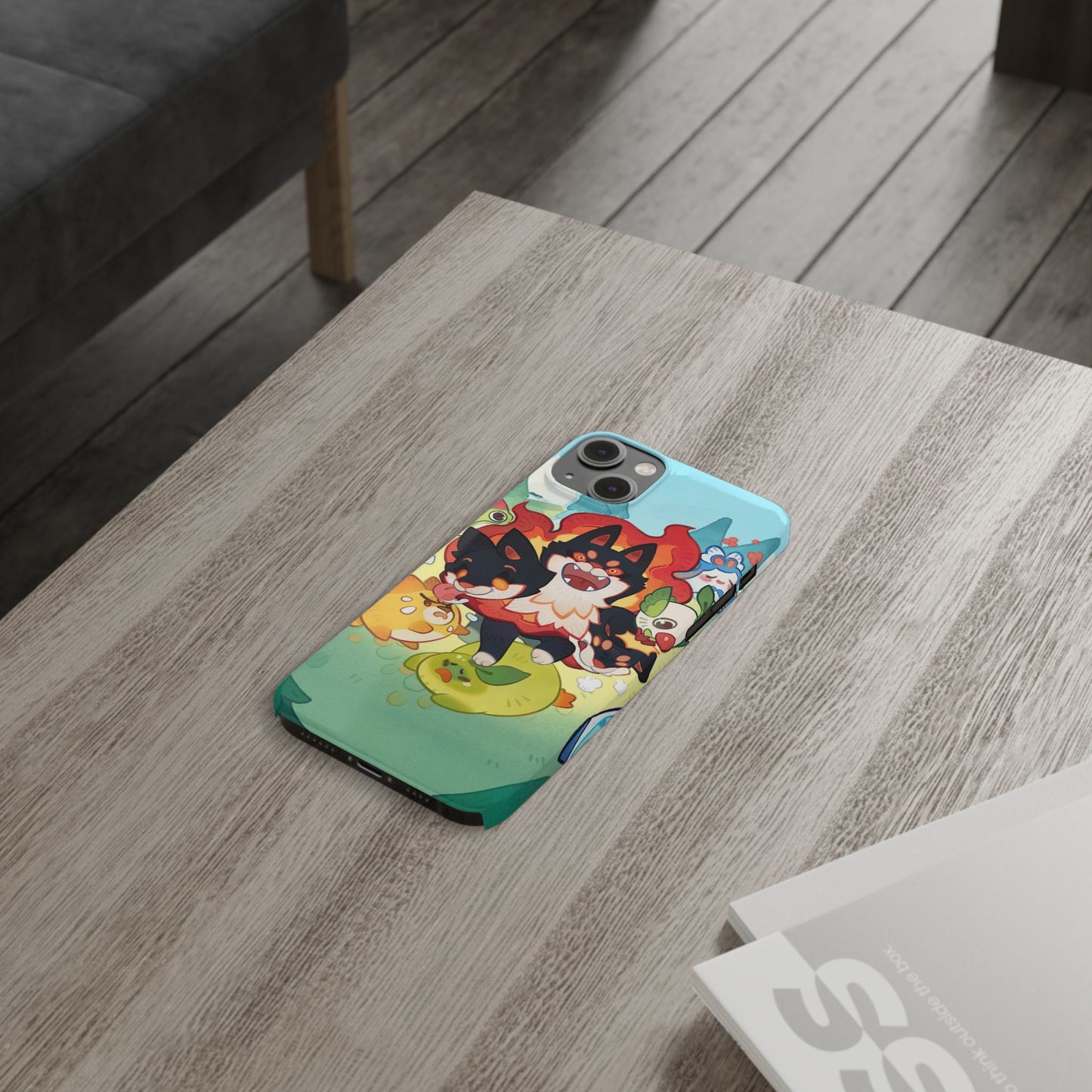 Clash of Critters Tataris World iPhone Case
