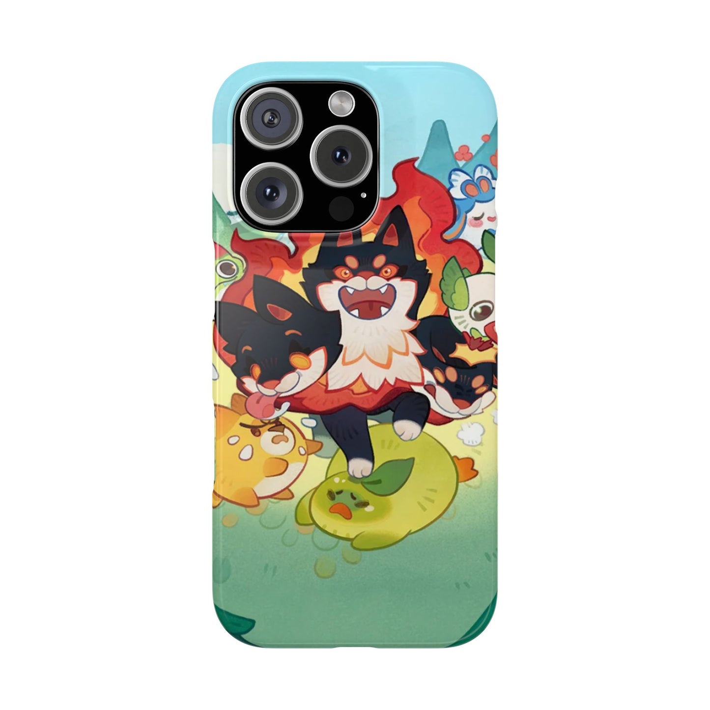 Clash of Critters Tataris World iPhone Case