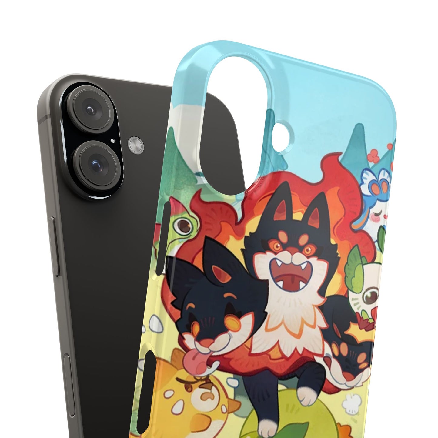Clash of Critters Tataris World iPhone Case