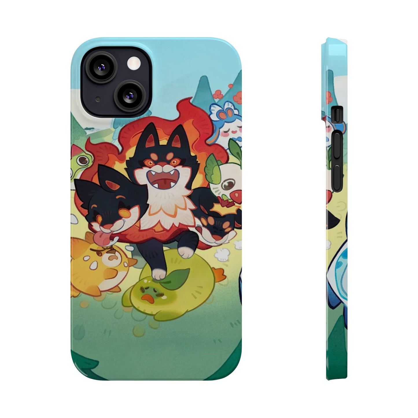 Clash of Critters Tataris World iPhone Case