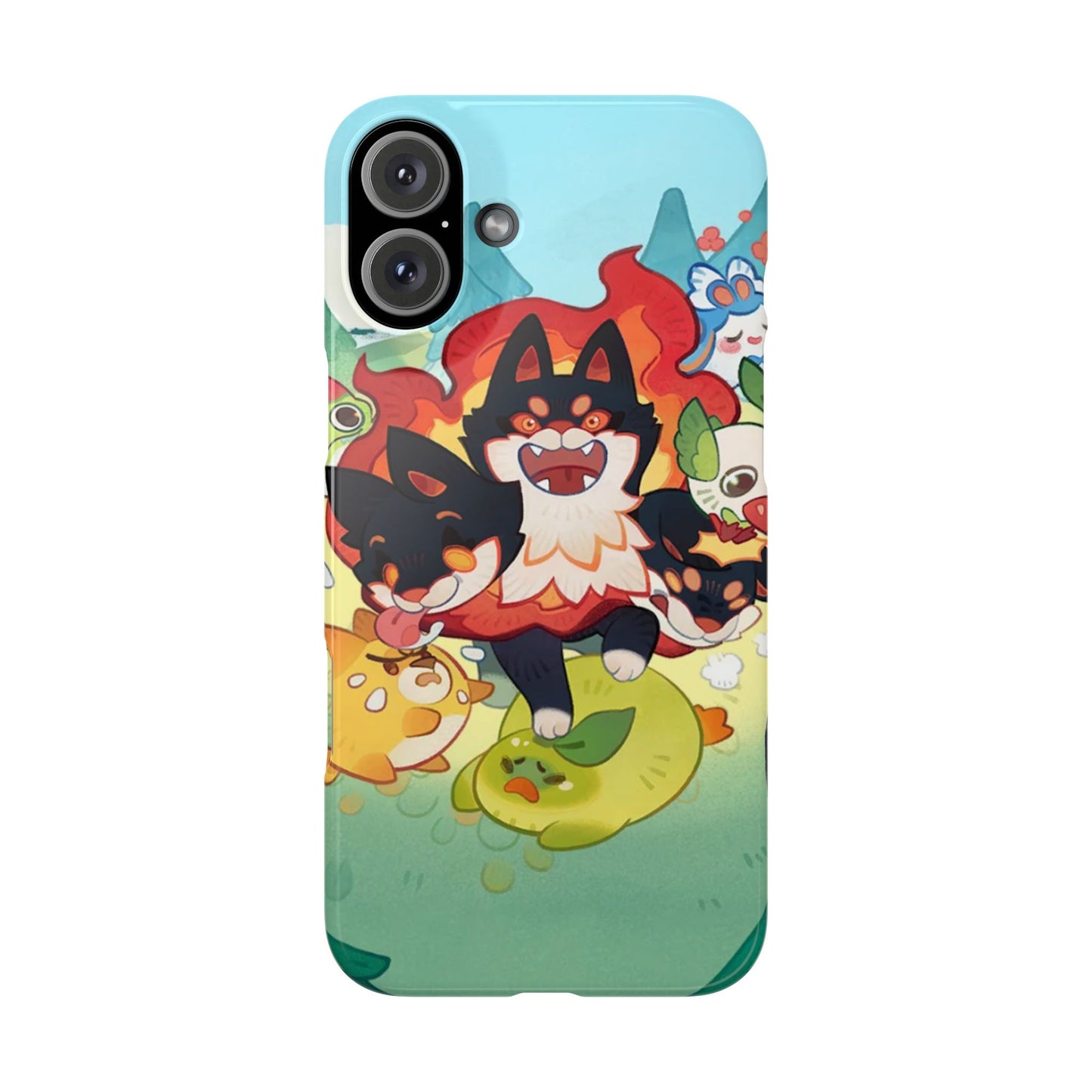 Clash of Critters Tataris World iPhone Case