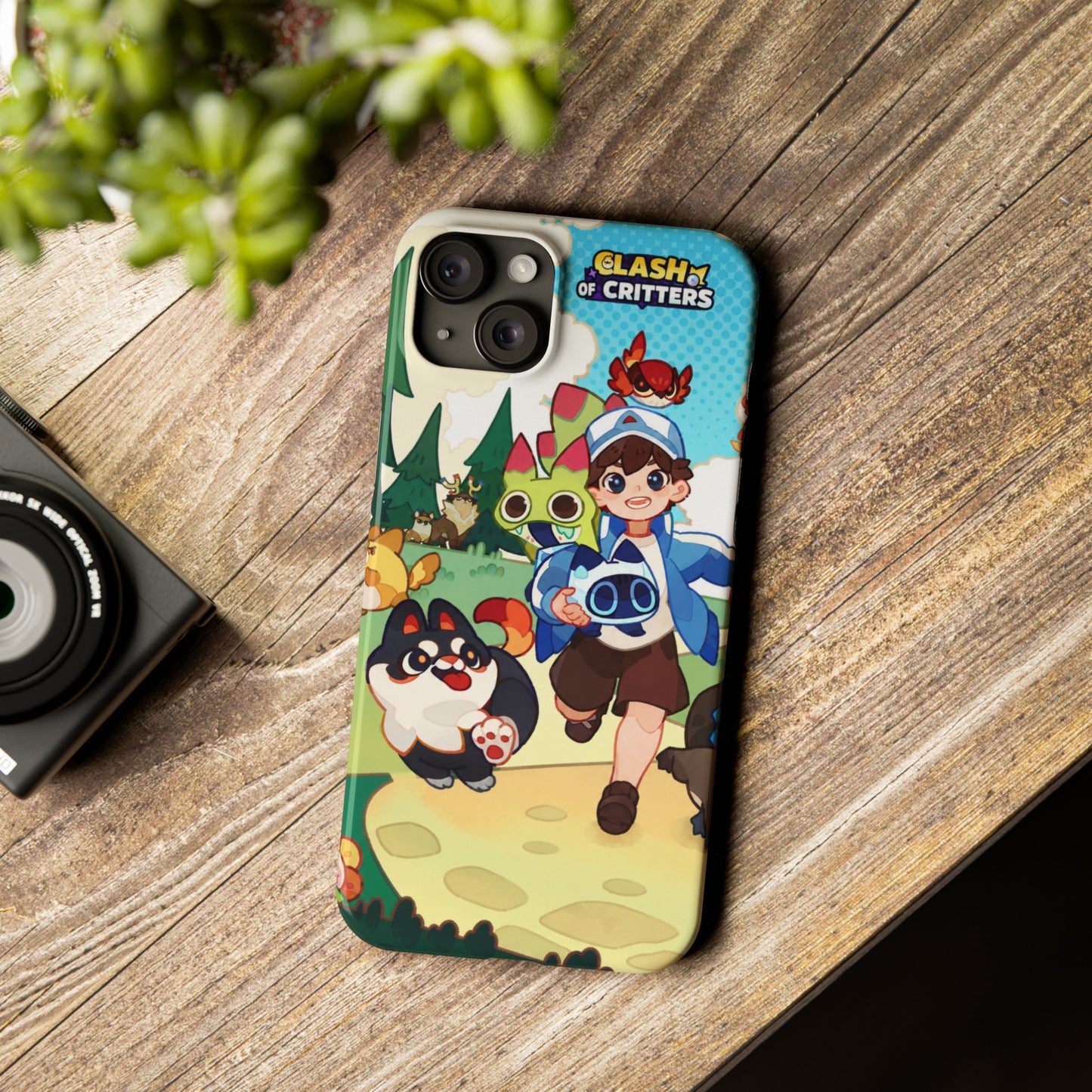 Clash of Critters Tataris Trainer iPhone Case