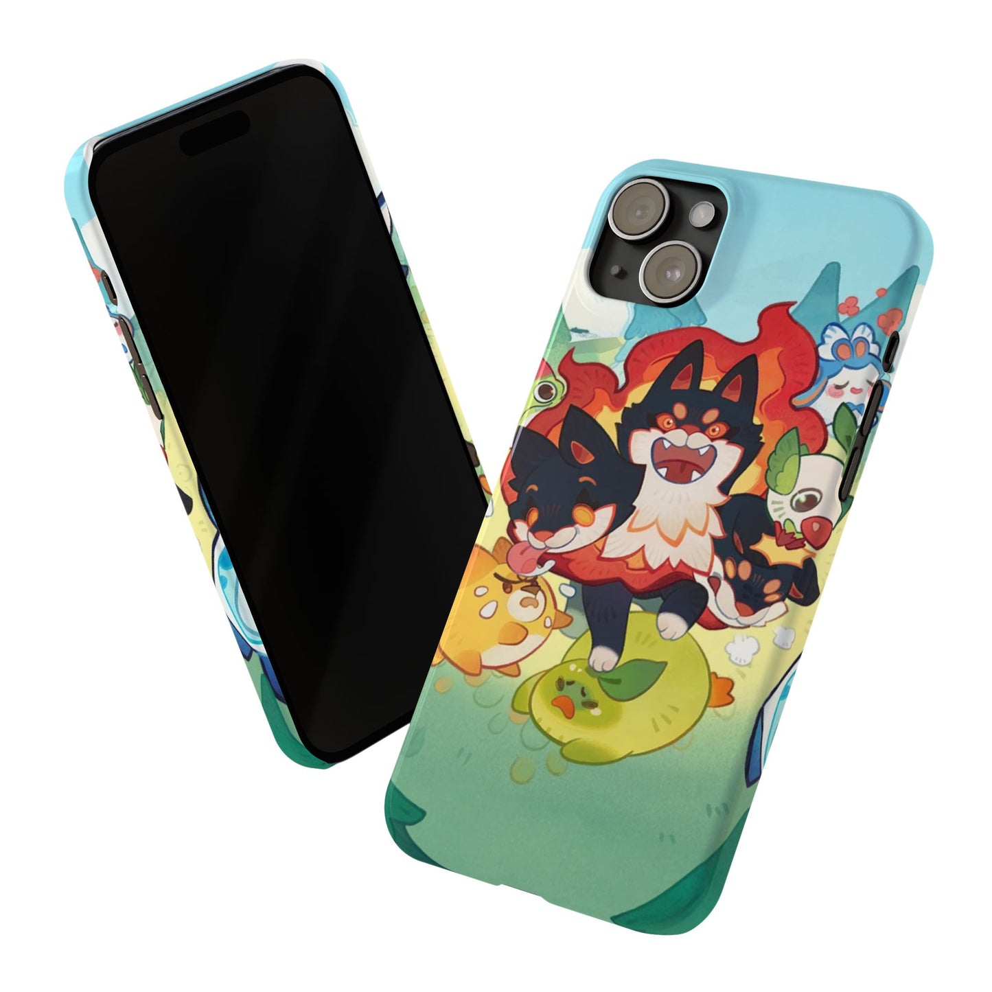 Clash of Critters Tataris World iPhone Case