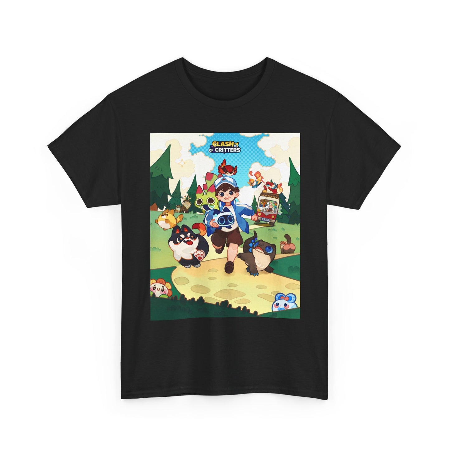 Clash of Critters Tataris Trainer Black T-Shirt