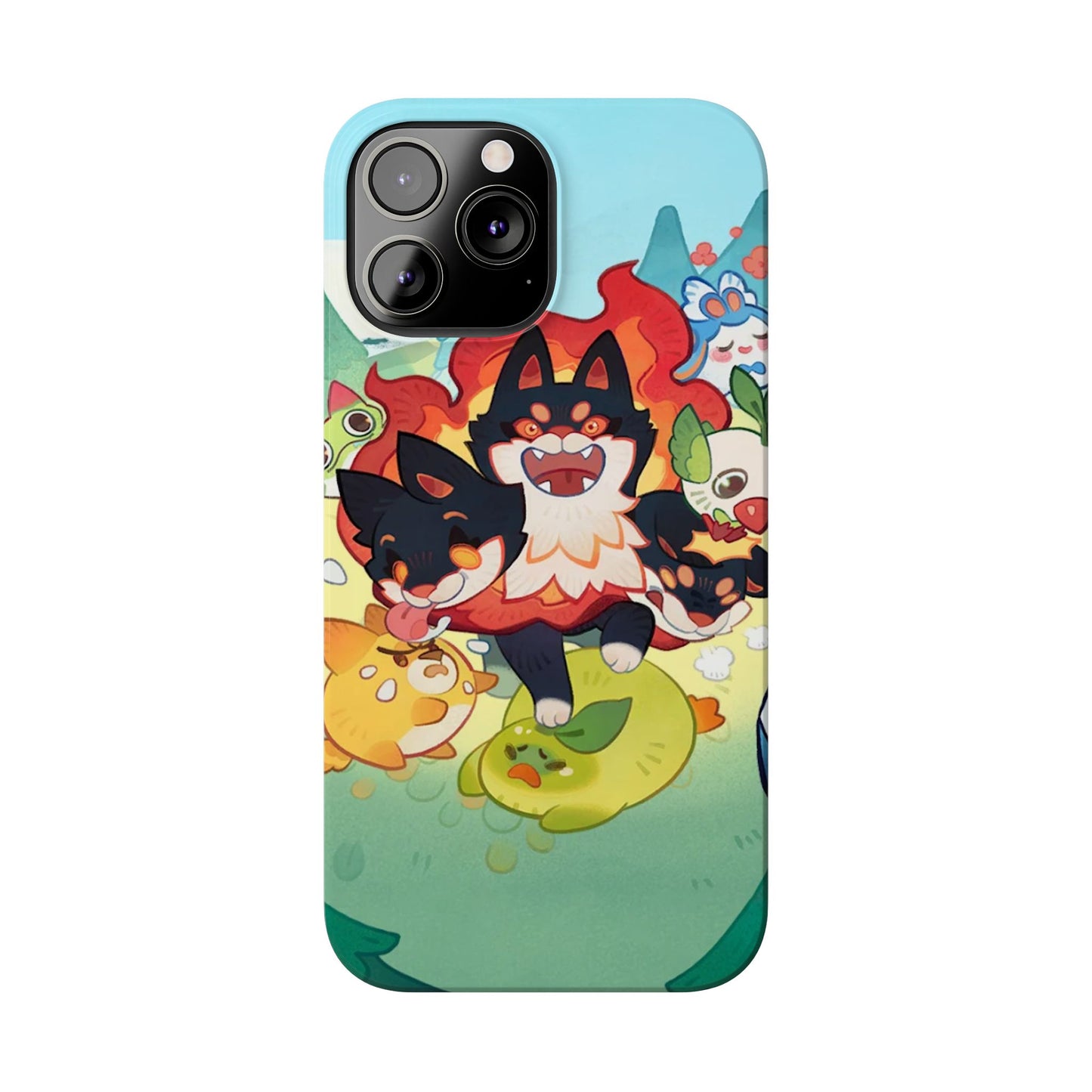 Clash of Critters Tataris World iPhone Case