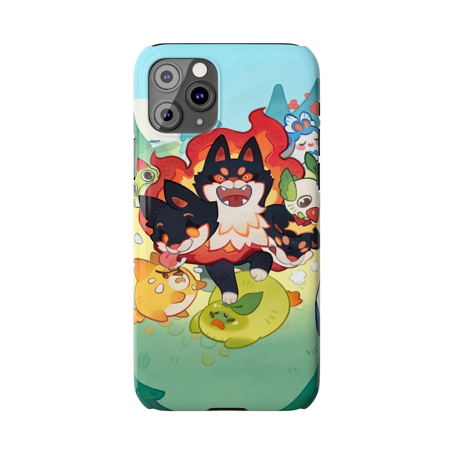 Clash of Critters Tataris World iPhone Case