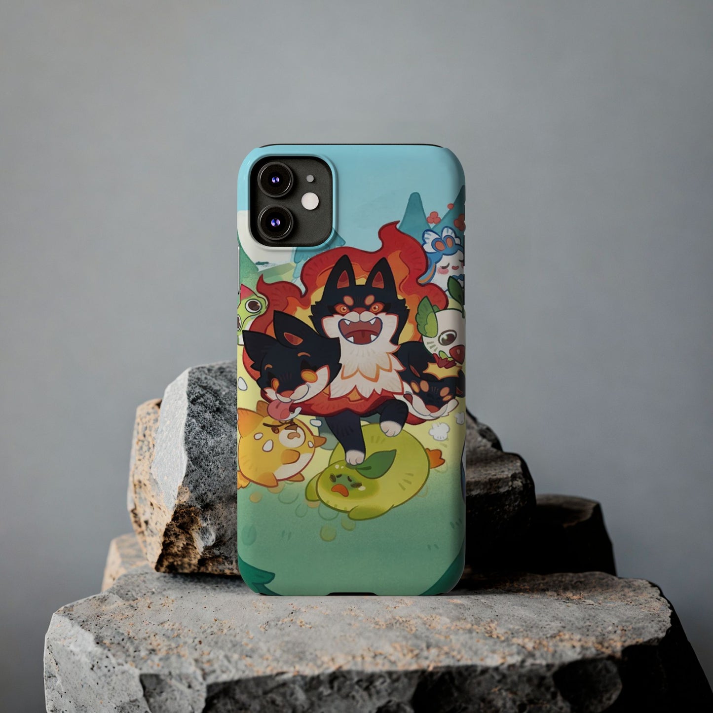 Clash of Critters Tataris World iPhone Case