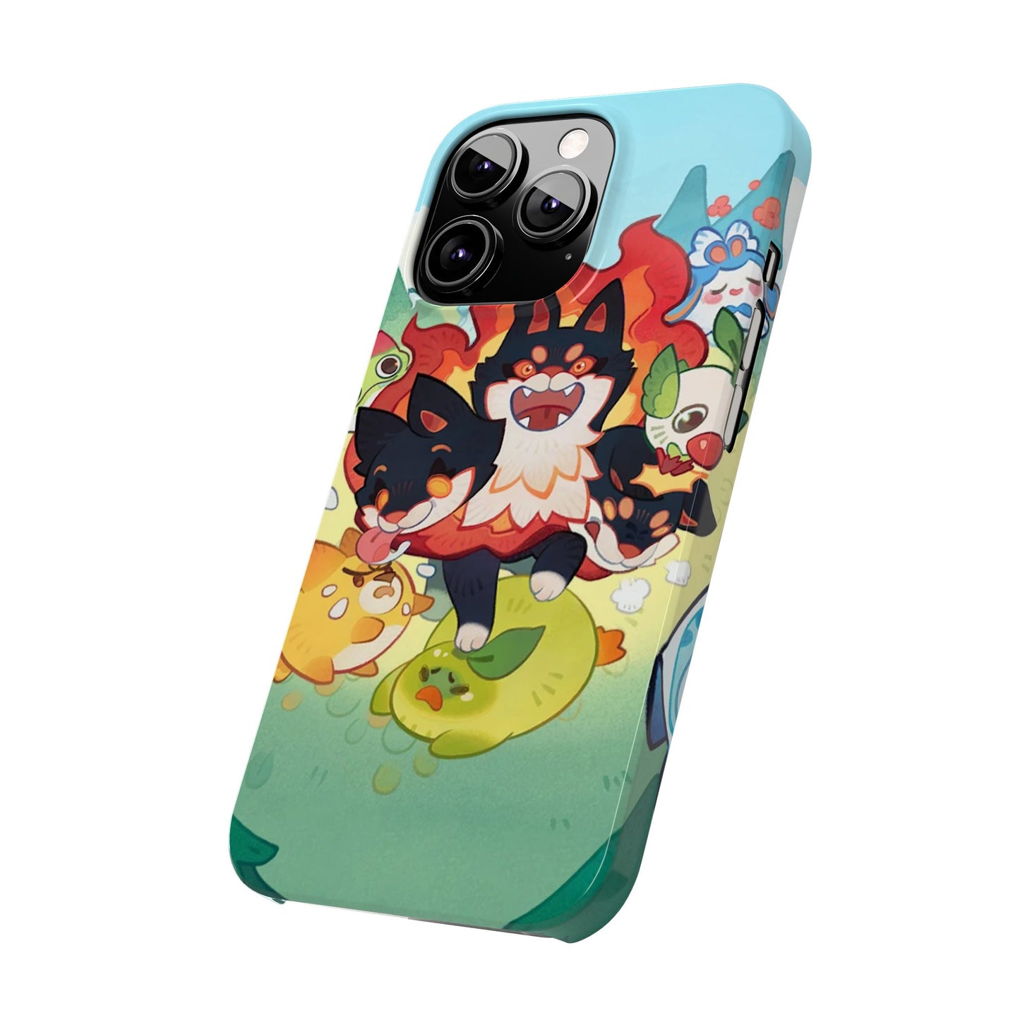 Clash of Critters Tataris World iPhone Case