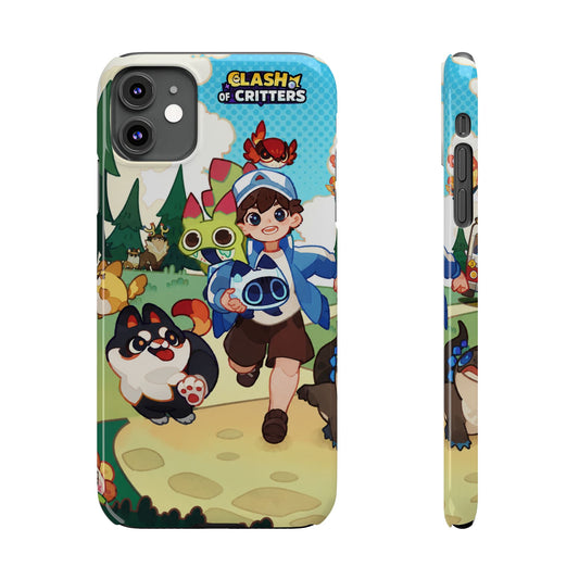 Clash of Critters Tataris Trainer iPhone Case