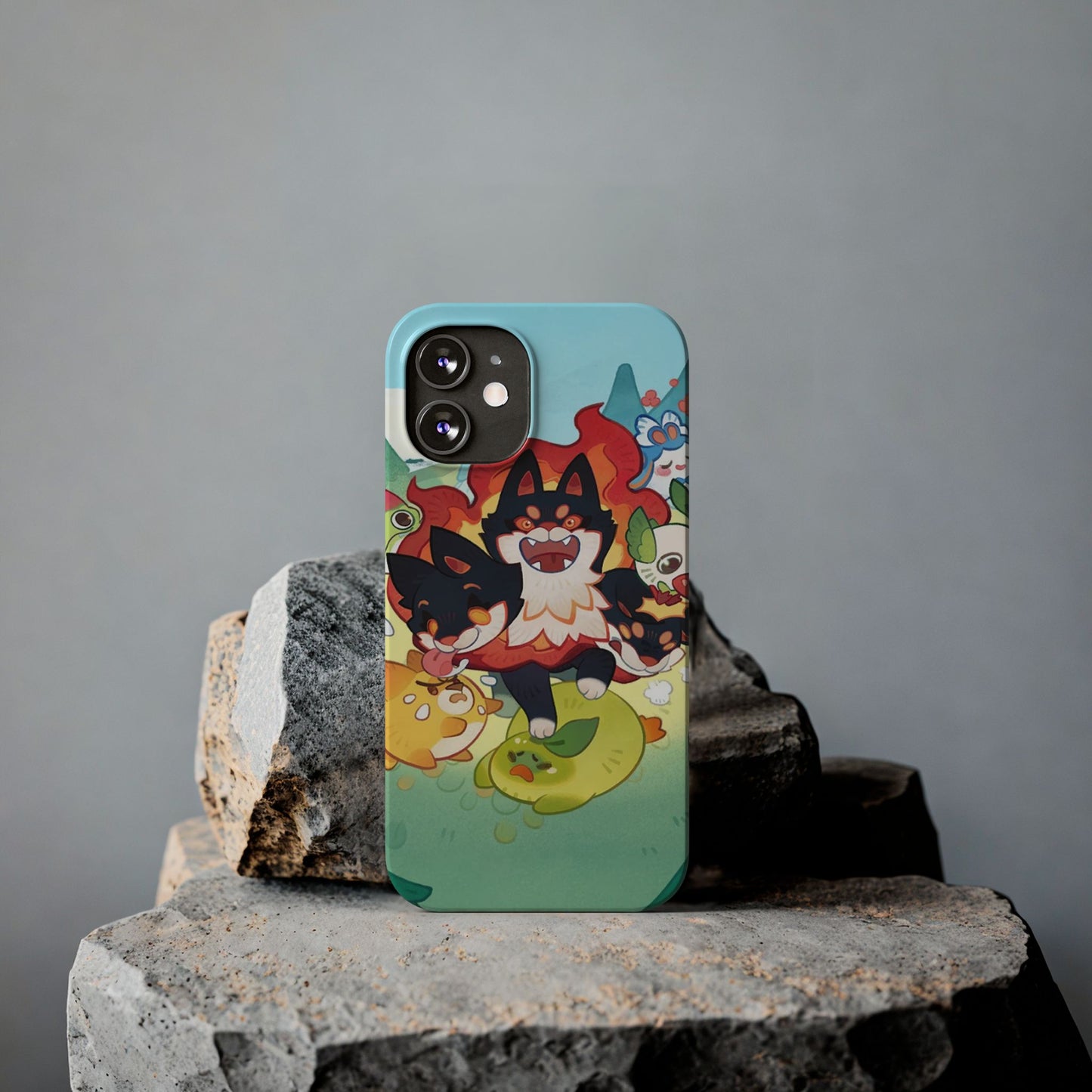 Clash of Critters Tataris World iPhone Case