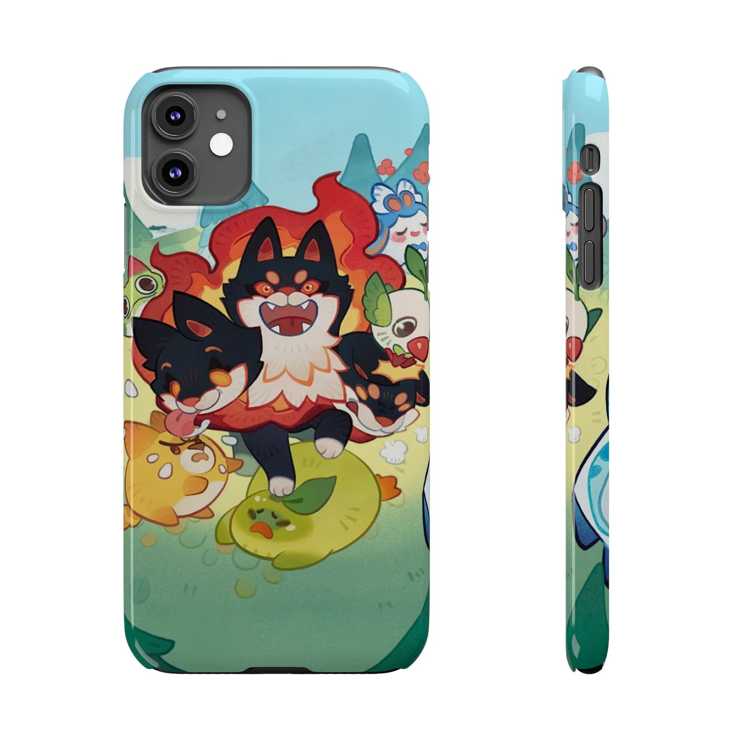 Clash of Critters Tataris World iPhone Case
