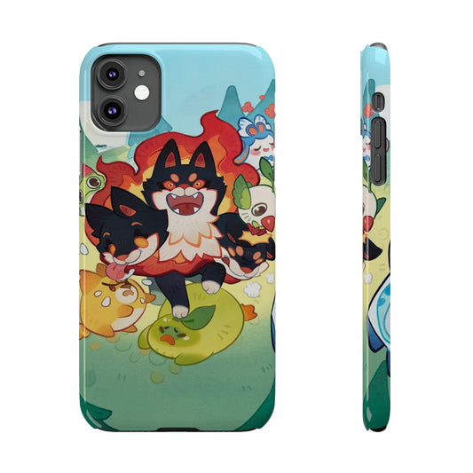 Clash of Critters Tataris World iPhone Case