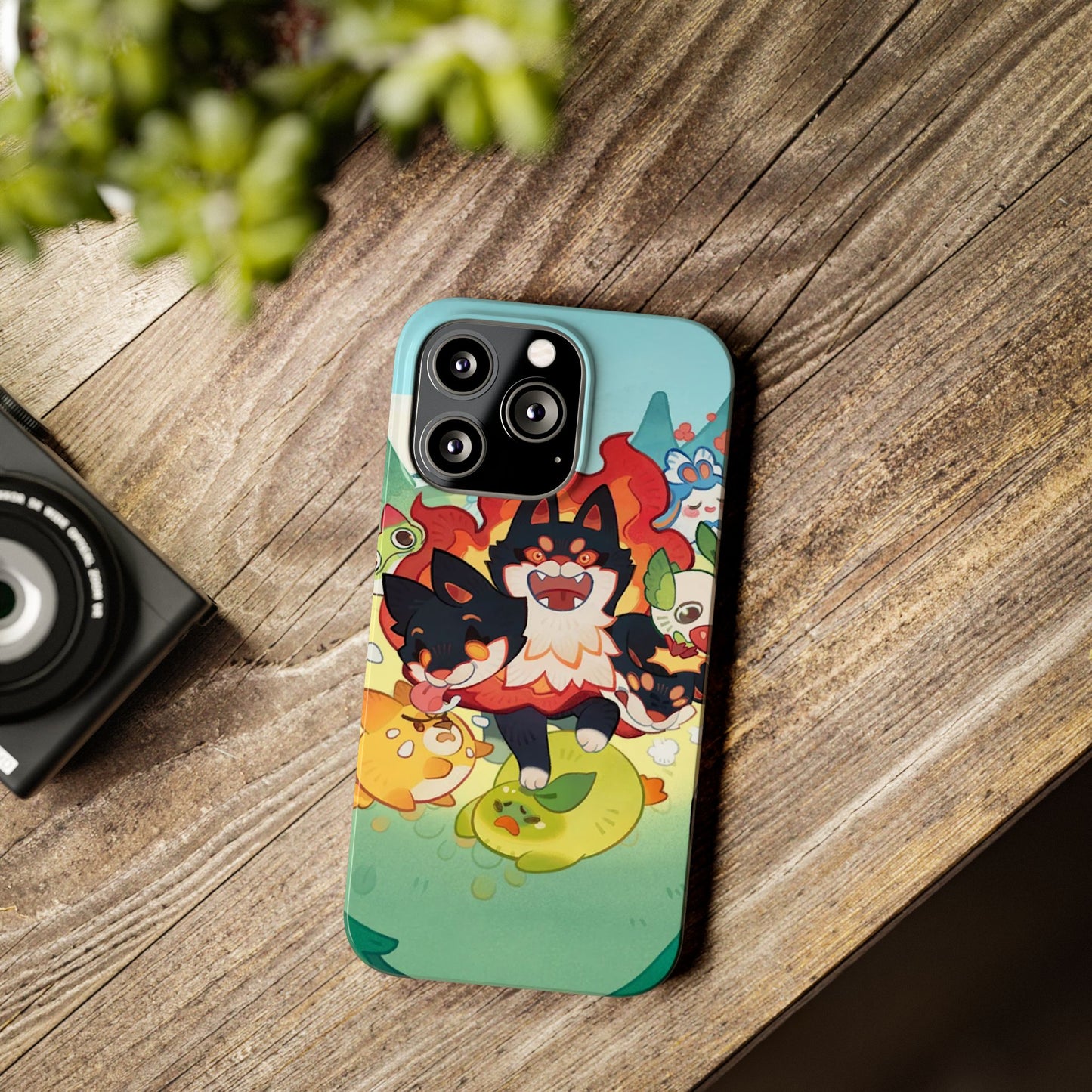 Clash of Critters Tataris World iPhone Case