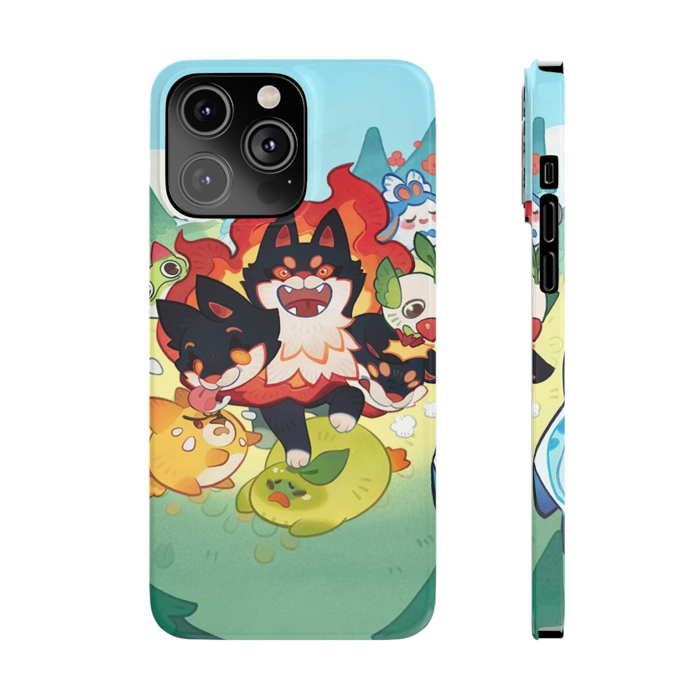 Clash of Critters Tataris World iPhone Case