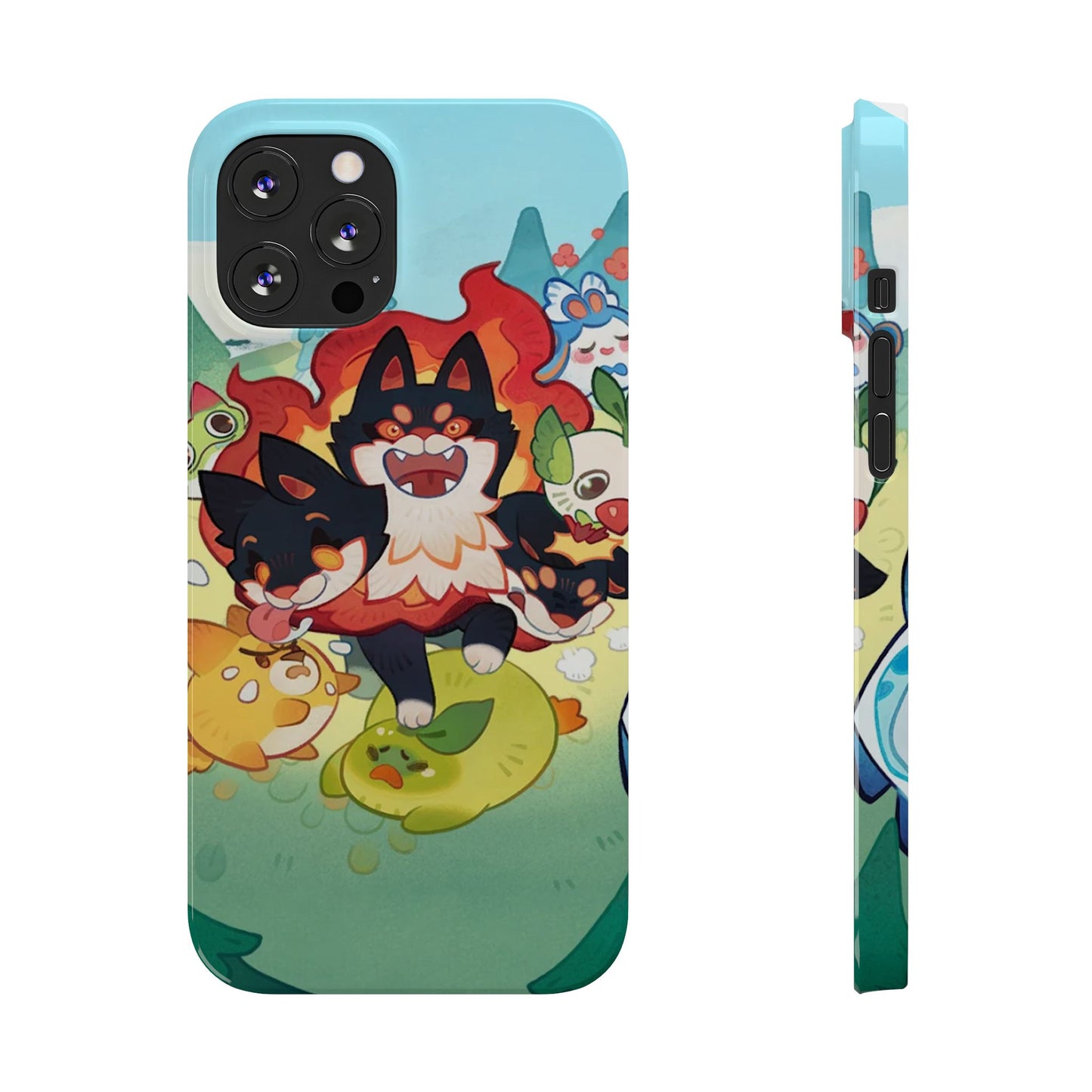 Clash of Critters Tataris World iPhone Case