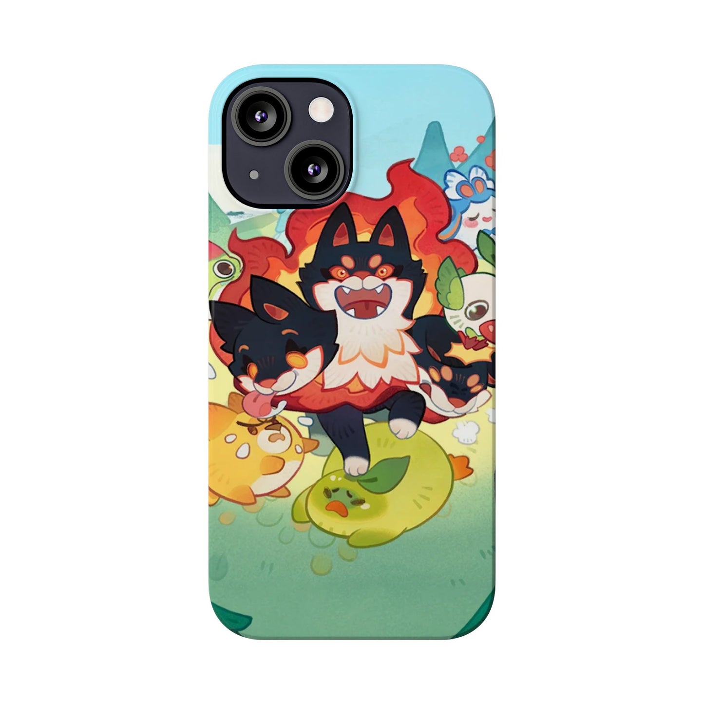 Clash of Critters Tataris World iPhone Case