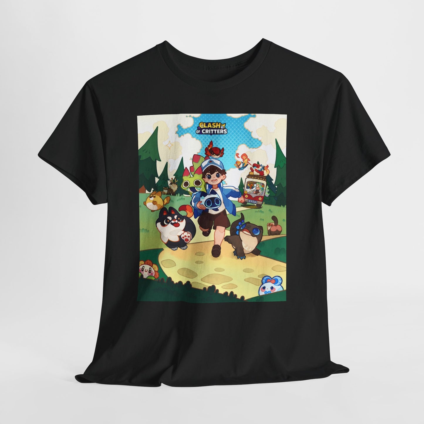 Clash of Critters Tataris Trainer Black T-Shirt