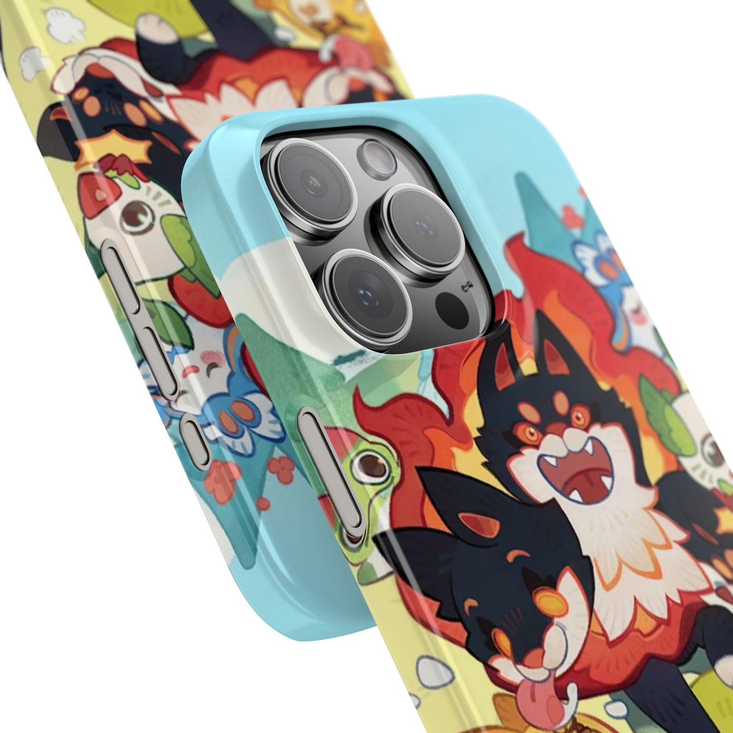 Clash of Critters Tataris World iPhone Case