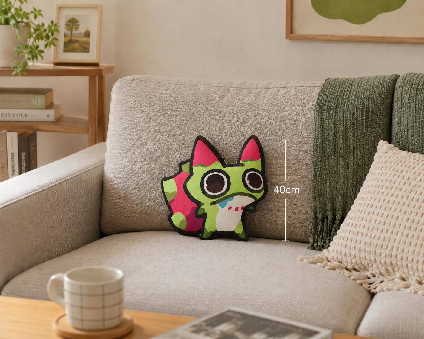 Clash of Critters Frugling Plush Pillow